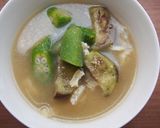 オクラとなすの味噌汁♪作り方5写真