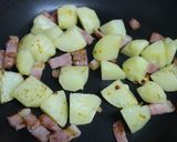 ベーコン&ポテト★バジルソース焼き作り方7写真