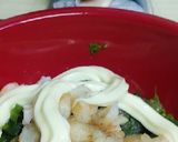 リカちゃん♡つるむらさき蜂蜜エビマヨ和え作り方7写真