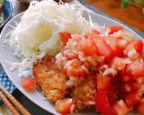 簡単♡万能作り置き♡トマトサルサ作り方4写真