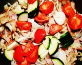 夏野菜と秋野菜のスープ作り方4写真