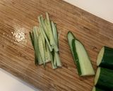 きゅうりと薬味のラー油和え作り方1写真