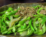 赤堀農場♪万願寺とうがらしの甘辛挽肉炒め作り方7写真