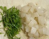 らっきょう入り卵かけご飯作り方1写真