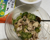豚しゃぶ肉ときゅうりのさっぱり和え物作り方3写真