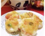 簡単！大葉とコーンdeカニカマ彩りバーグ作り方6写真