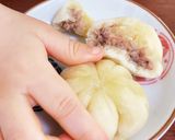 離乳食後期☆もちふわ肉まんと野菜スープ作り方46写真
