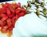 豚肉としめじのトマト煮作り方1写真