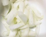 全てレンジ胸肉なす梅甘酢炒め味青椒肉絲風作り方2写真