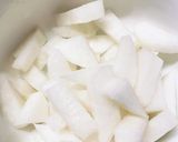 レンジ大根豚こまスタミナ旨味味青椒肉絲風作り方6写真