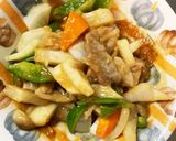 レンジ大根豚こまスタミナ旨味味青椒肉絲風作り方14写真