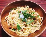 株とりなめこのパスタ作り方7写真