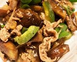 ナスピーマン豚肉の黒酢炒め→和風パスタ作り方4写真