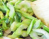 「ピリ辛エビ塩」セロリと海老のピリ辛炒め作り方5写真