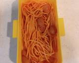 お弁当にレンジで簡単！玉子2段オムパスタ作り方7写真