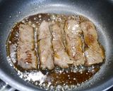 簡単！焼肉☆ハラミのソース焼き作り方2写真