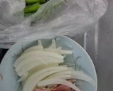 ミニアスパラとハムのバター醤油炒め♪作り方1写真