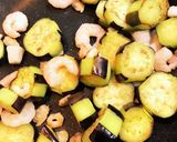 エビとナスの腸活トマト煮込み作り方3写真