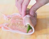 胡麻たっぷり♪オクラの肉巻き作り方3写真