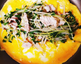 節約料理！もやしと豆苗のとんぺい焼き作り方6写真