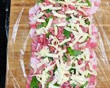 ＊バジルと生ハムの豚肉ロール＊作り方1写真
