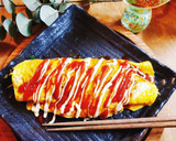 節約料理！もやしと豆苗のとんぺい焼き作り方8写真