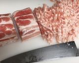 豚スライス肉でミンチを作る作り方1写真
