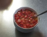 冷凍いちごダイスとオレンジジュース作り方4写真