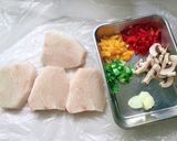 白身魚のソテー✿パプリカバルサミコソース作り方1写真