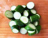 簡単ヘルシー☆夏野菜のグリーンカレー作り方4写真