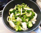 簡単ヘルシー☆夏野菜のグリーンカレー作り方5写真