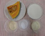 レンジで簡単☆かぼちゃプリン作り方1写真
