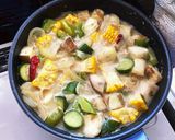 簡単ヘルシー☆夏野菜のグリーンカレー作り方10写真