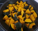 【簡単】材料3つdeカボチャ煮【減塩】作り方3写真