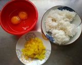 沢庵チャーハン作り方1写真