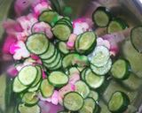 生姜香る☆花麩ときゅうりの酢の物作り方3写真