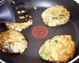 鯖缶&豆腐&お豆でカレーハンバーグ♡作り方5写真