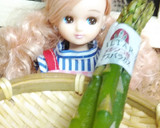 リカちゃん♡さつま揚げ風 アスパラ天ꕤ作り方1写真