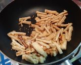 シンプルに油揚げだけの炒め物作り方5写真