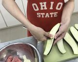 とろとろジューシー☆茄子の肉詰め作り方1写真