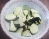 パパッと夕食。ナスのツナオイル炒め作り方1写真