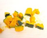 米粉ケークサレ♡お豆&かぼちゃ&玉ねぎ作り方4写真