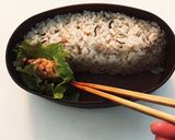 鶏肉大葉焼き弁当　詰め方作り方1写真
