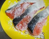 鮭と南瓜の大葉甘酢ソース焼き♪作り方3写真
