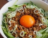 ジャージャー丼♪甜麺醤でさっと炒めて♪作り方5写真