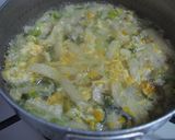 茗荷と卵の味噌汁♪作り方4写真