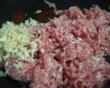 ジャージャー麺甜麺醤ミンチ♪豆板醤入り♪作り方1写真