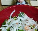 リカちゃん♡アスパラ三つ葉カニカマ和えꕤ作り方7写真