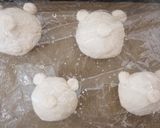 米粉のくまクリームパン♡サイリウム入り作り方11写真