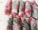 卵不使用！チーズと大葉のくるくる豚カツ作り方3写真